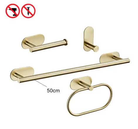 Gold Bathroom Hardware Set