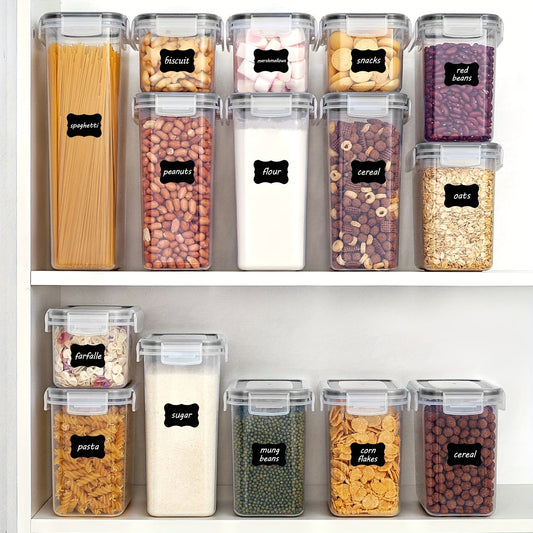 5pcs Airtight Food Storage Container Set – BPA-Free Plastic Kitchen