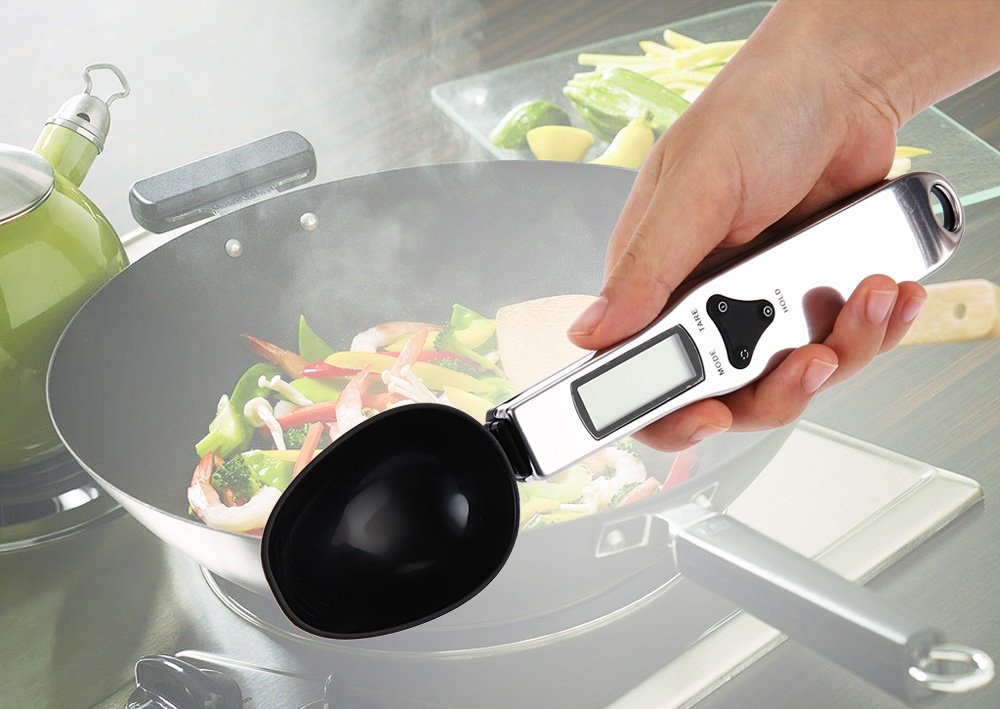 LCD Digital Kitchen Measuring Spoon Scale